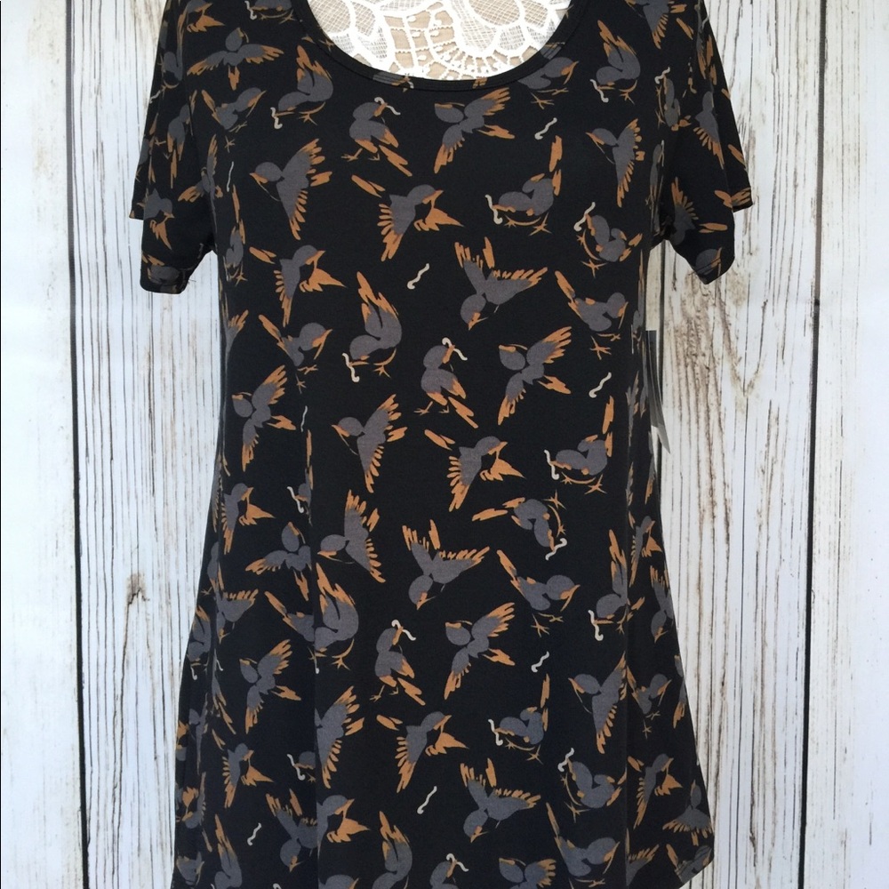 Lularoe medium classic t with birdies!🐦🐦🐦